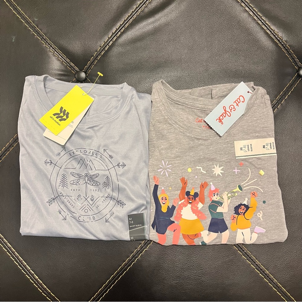 Girls Set of Two NWT Shirts